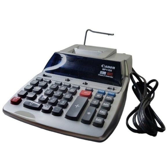 Canon MP11DX 12 Digits Printing Calculator Adding Machine-Tested - Picture 2 of 7